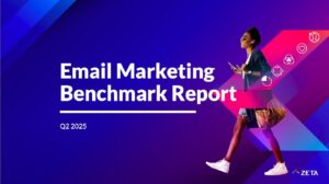 Cover of the Q2 2025 Email Marketing Benchmark Report