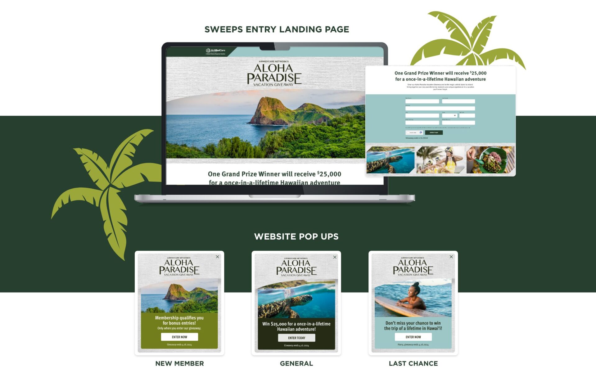 Landing Page Hawaii