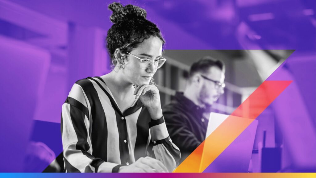 person looking at a laptop to promote the opt-out email examples article