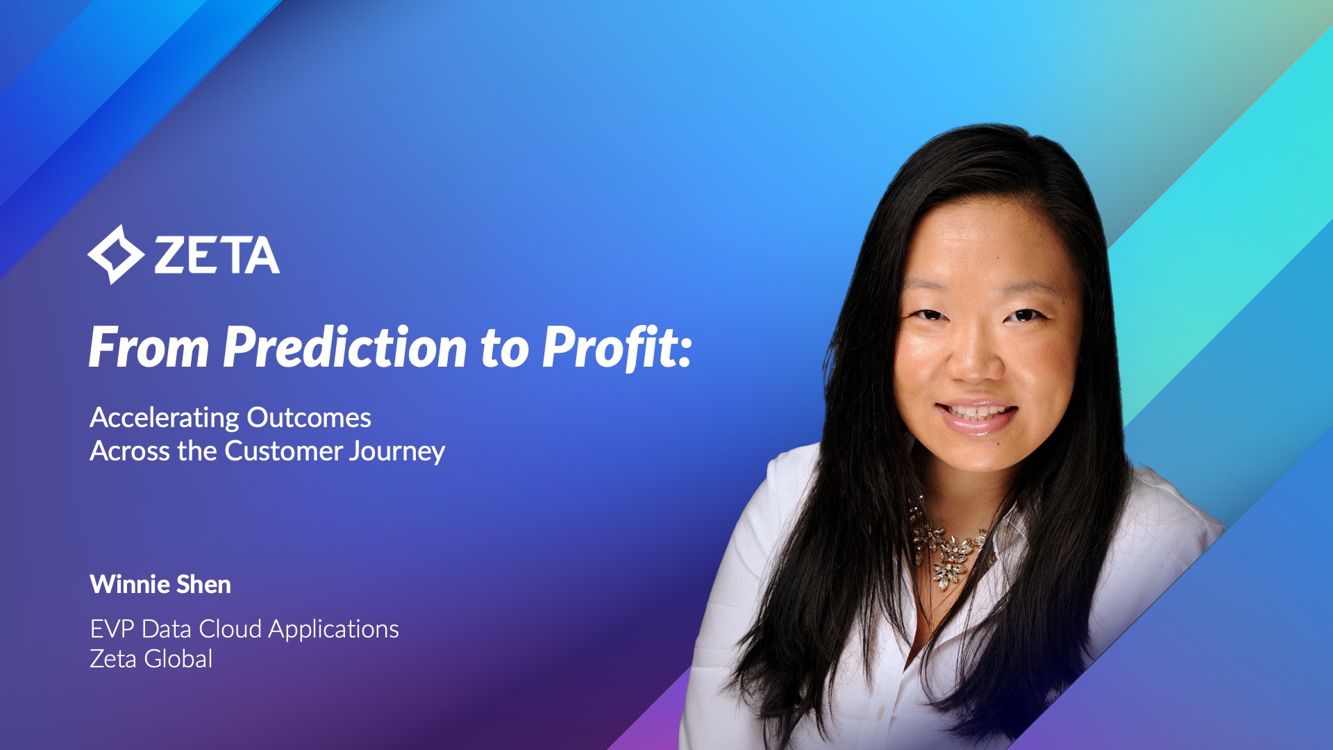 Cover image for From Prediction to Profit: Accelerating Outcomes Across the Customer Journey with Winnie Shen from Zeta NEXT Chicago